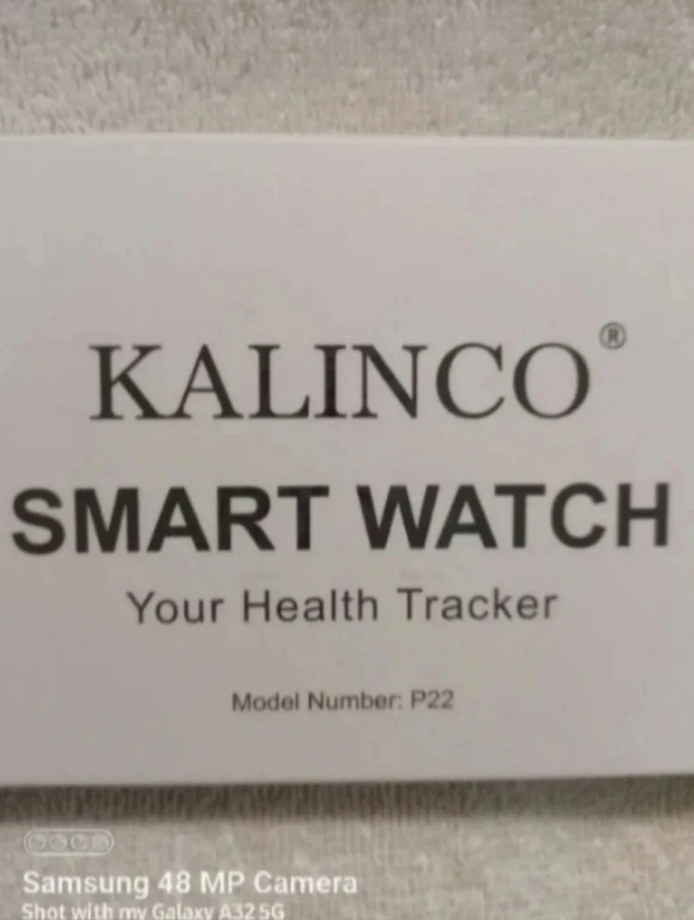 Kalinco smart watch fitness wearable health tracker model # P22